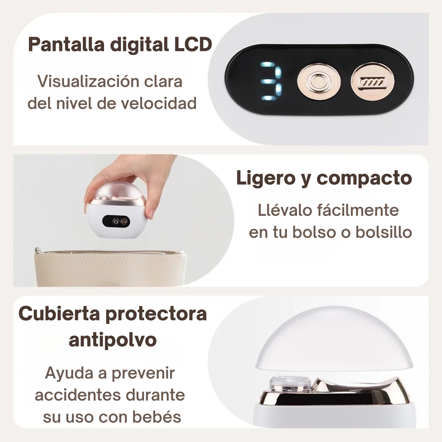Cortaúñas Eléctrico 2 en 1
