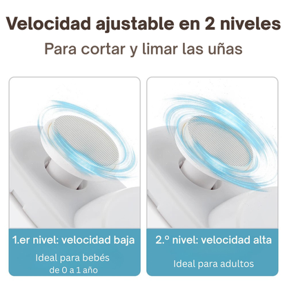 Cortaúñas Eléctrico 2 en 1